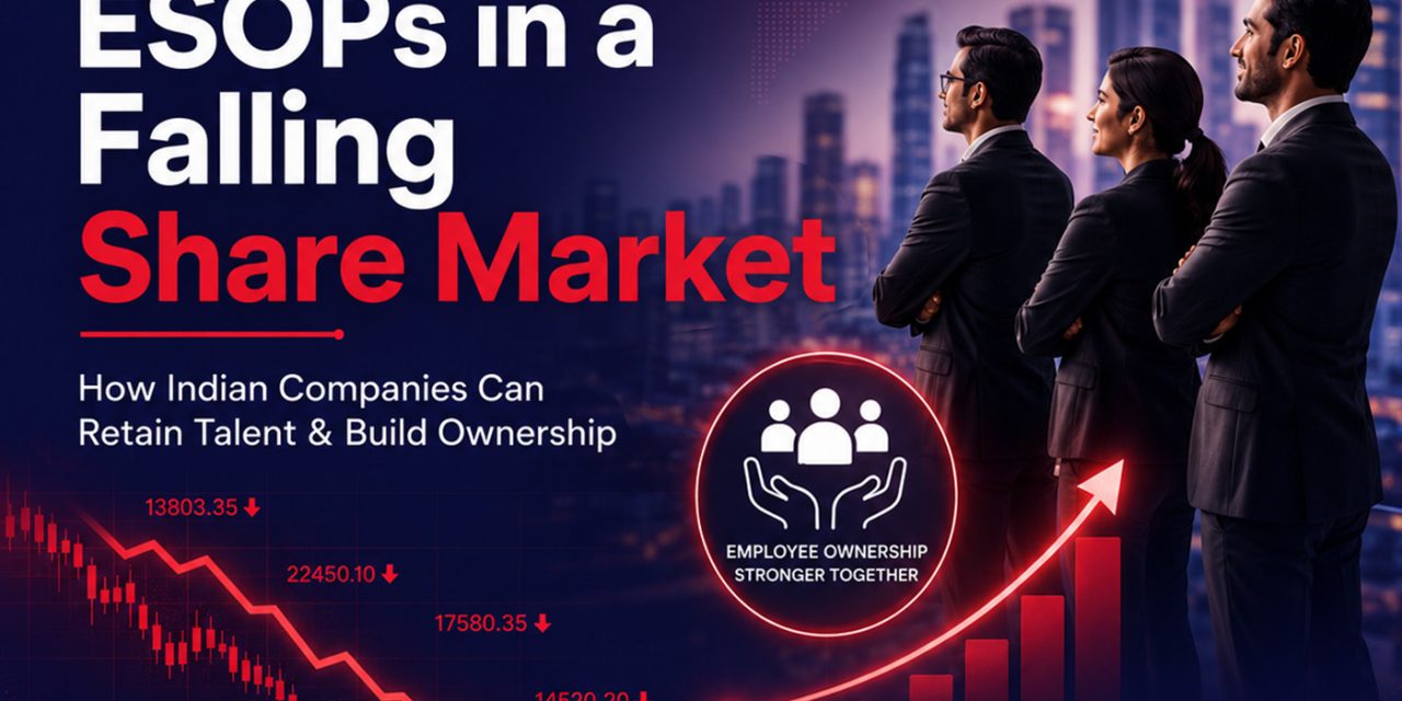 ESOPs in a Falling Market: Why Indian Companies Should Turn Share Price Pressure into an Ownership Opportunity